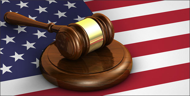 American flag and gavel depicting capital federal charges