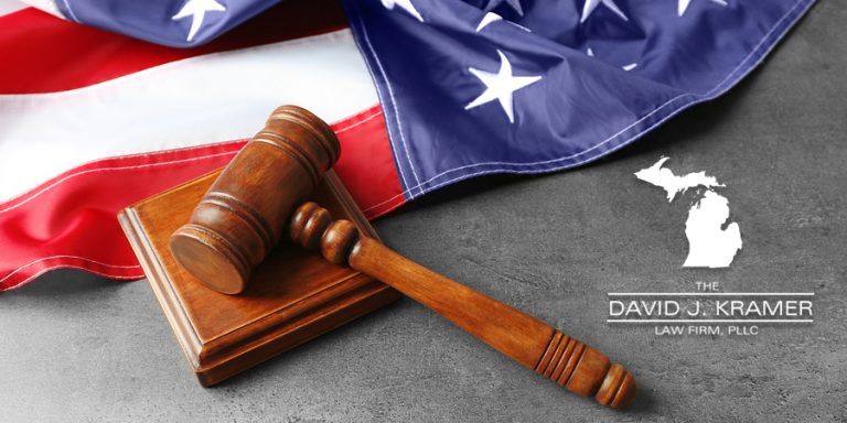 American flag and gavel depicting federal sex trafficking criminal attorney