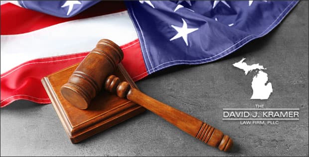 American flag and gavel depicting federal sex trafficking criminal attorney