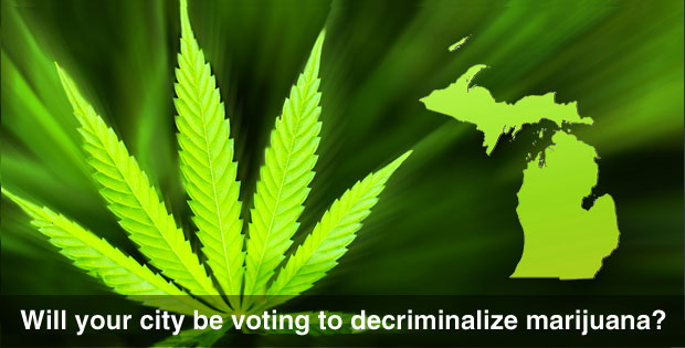 Will your city be voting to decriminalize marijuana?