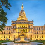 Michigan State Capitol building depicting Michigan's Clean Slate Legislation