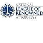 National League of Renowned Attorneys badge