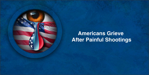 Americans Grieve After Painful Shootings